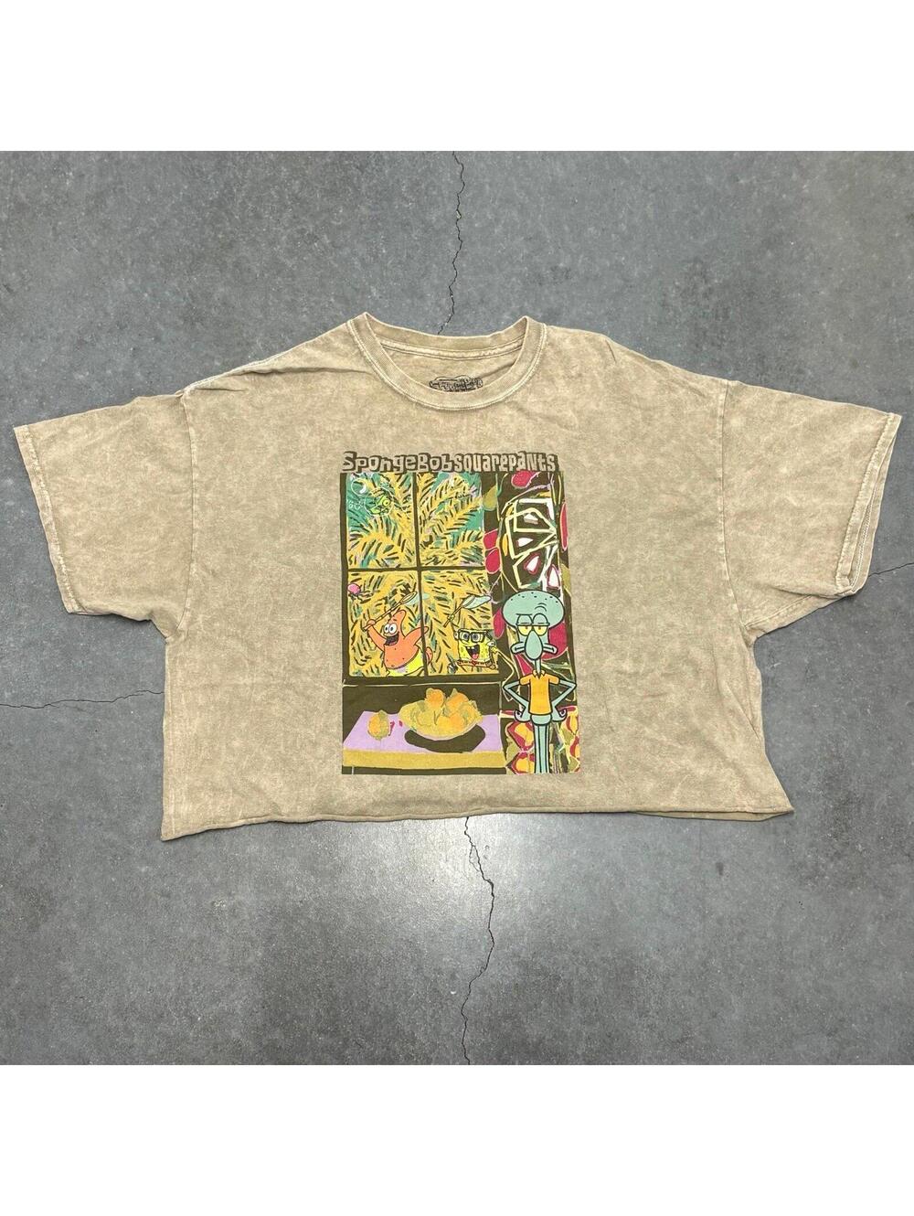SpongeBob SquarePants Cropped T Shirt